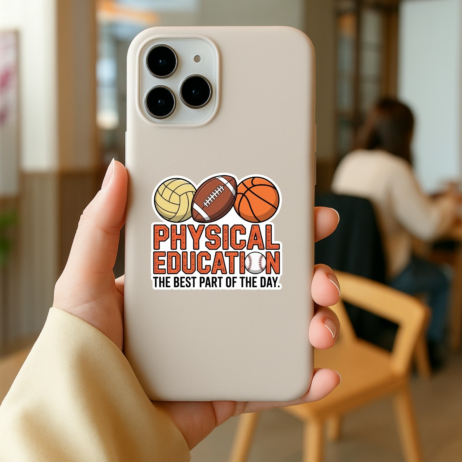 4PCS PE Teacher Stickers The Best Part of the Day Funny Vinyl Decal