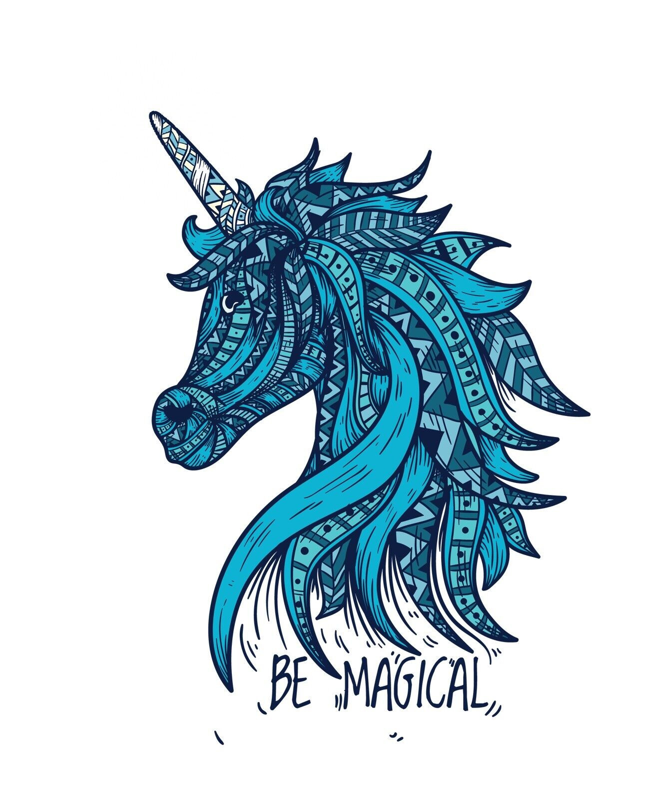 Be Magical Unicorn Sticker Decal