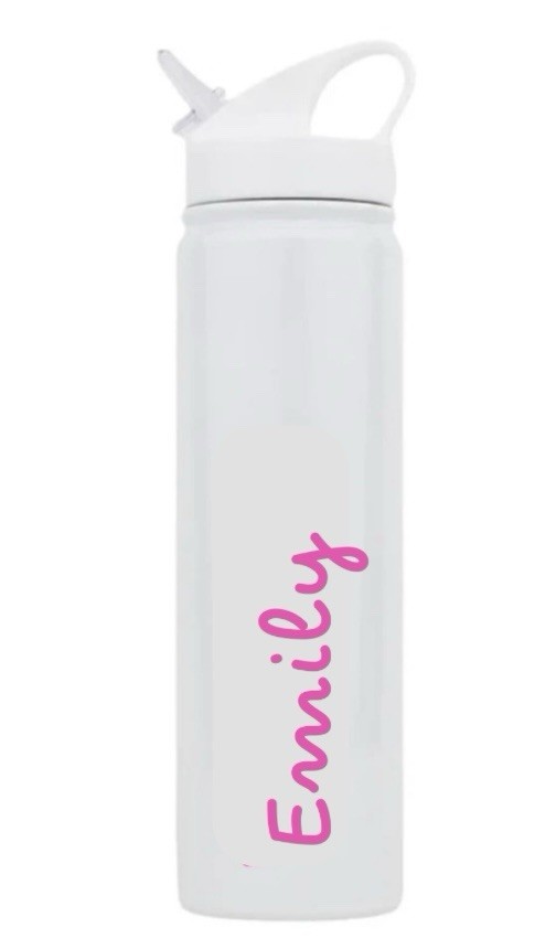 Custom Love Island Water Bottle Vinyl Font Decal – Customize and Pick Your Color