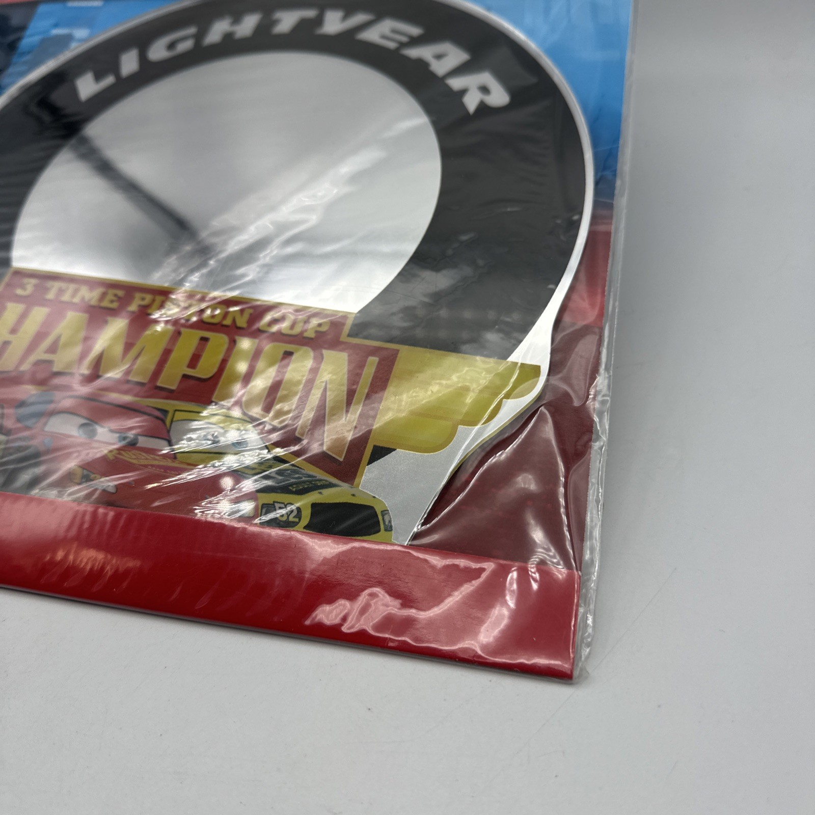 Disney Pixar Cars Lightning McQueen Lightyear Decorative Adhesive Mirror Sealed!