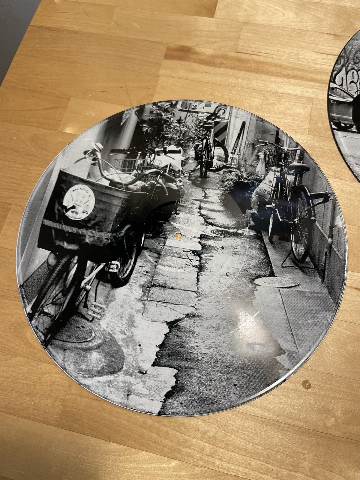Vintage Vinyl Record Photo Printed Wall Art Set Of 3