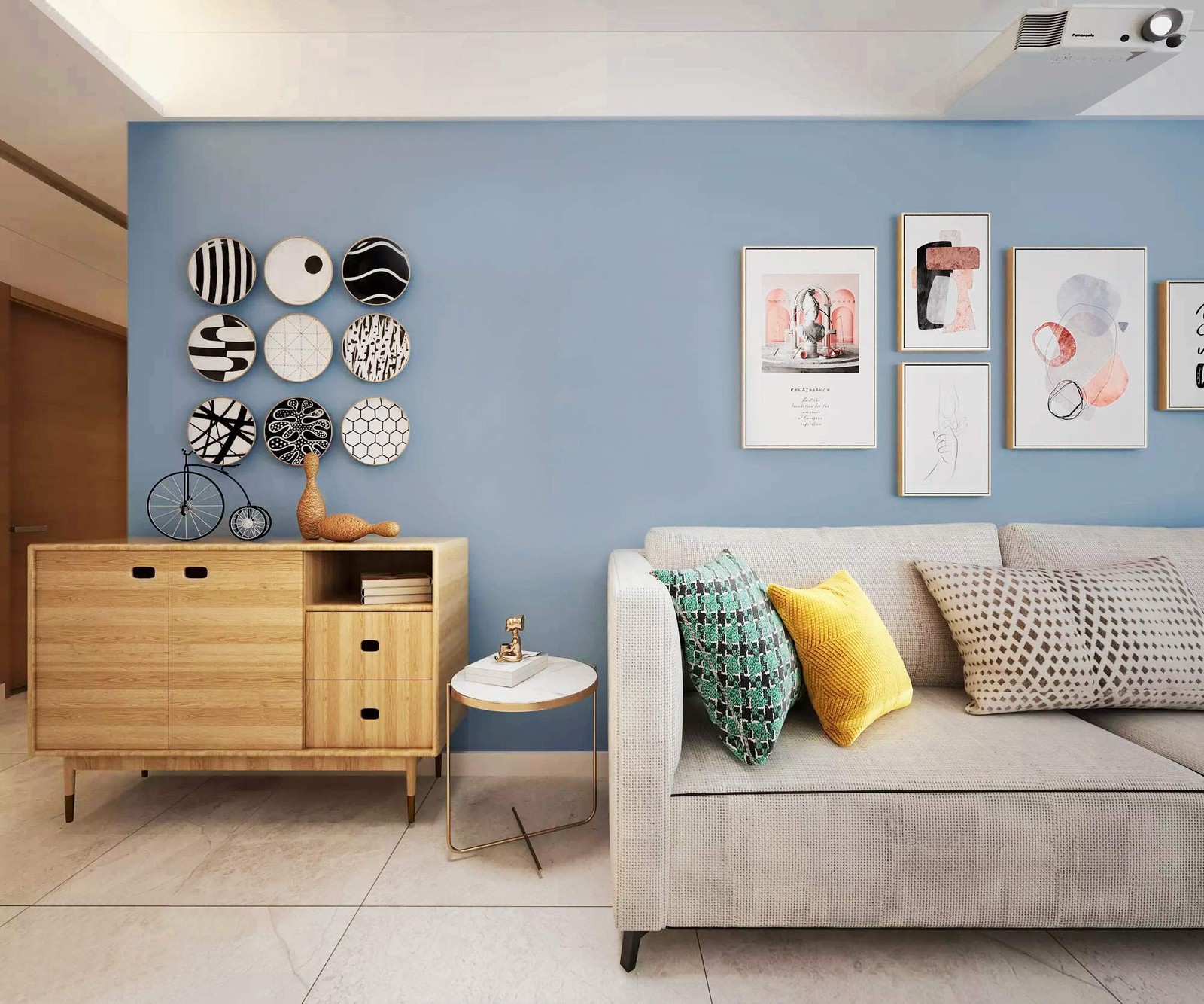 Safiyya 393"x17.7" Blue Wallpaper Grey Blue Peel and Stick Wallpaper Contact …