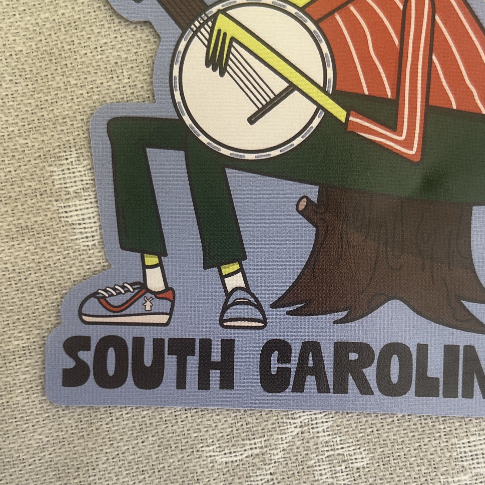 DUTCH Bros STATE Sticker JUNE 10 2026 South Carolina COFFEE Banjo Frog RARE
