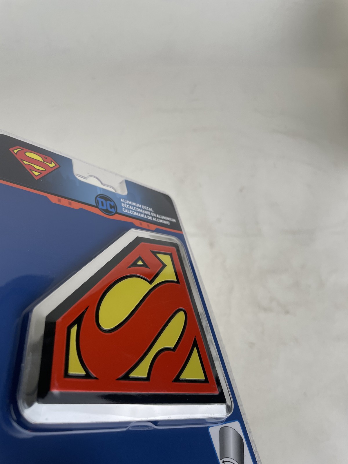 Official Licensed DC Comic Superman Super man Aluminum Color Emblem Decal 2 Pak