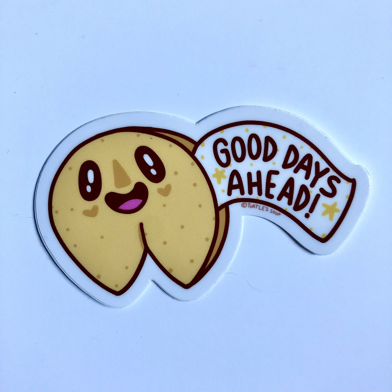 NEW! Turtle’s Soup SET OF 4 VINYL STICKERS / DECALS — 3×3” Cute Positivity Theme