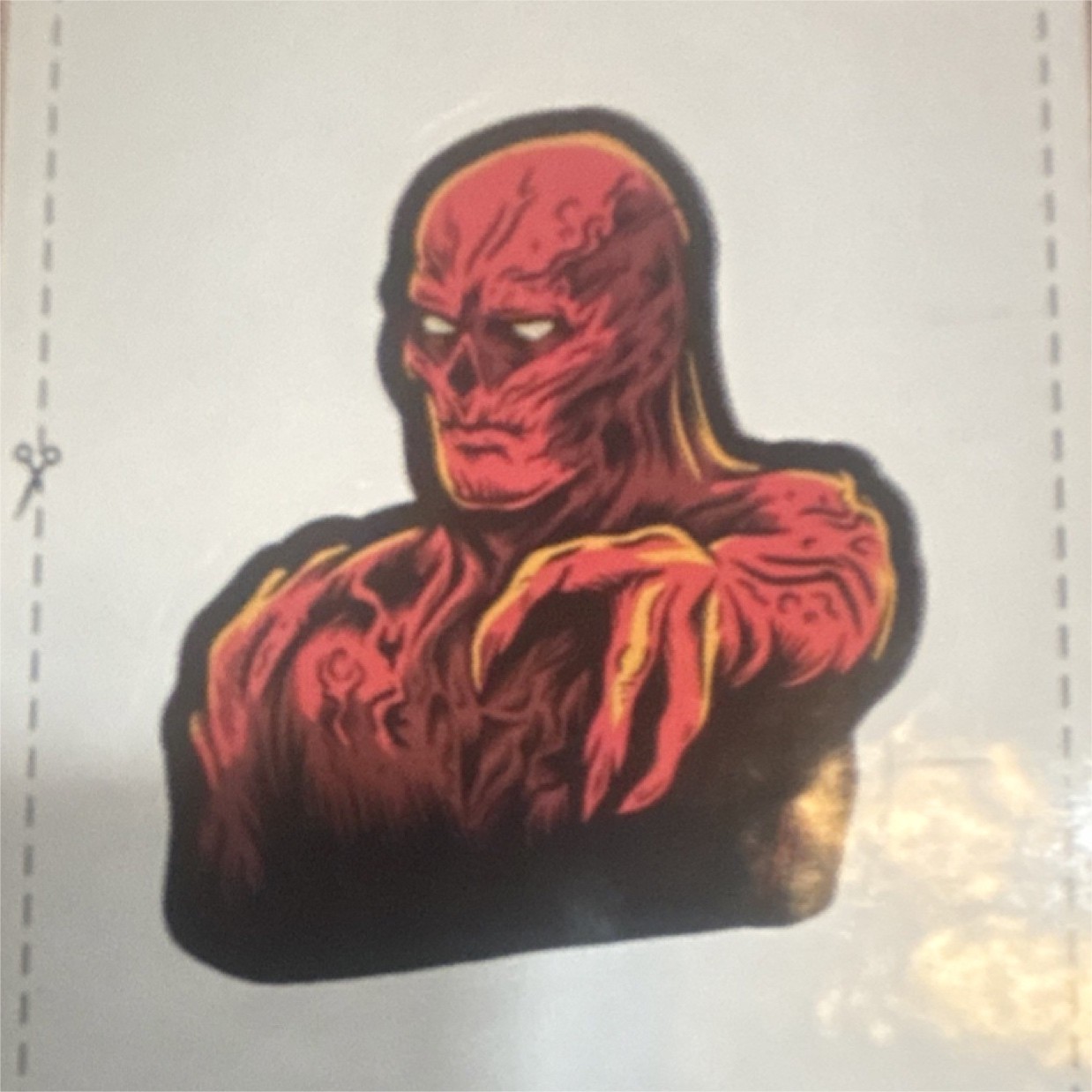 Stranger Things Vinyl Sticker Self-Adhesive Vecna TV & Movies Wall Décor