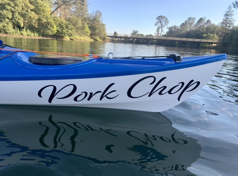 Boat Name Decal 4×24" / Custom Hull Graphic / Premium Marine Vinyl Lettering