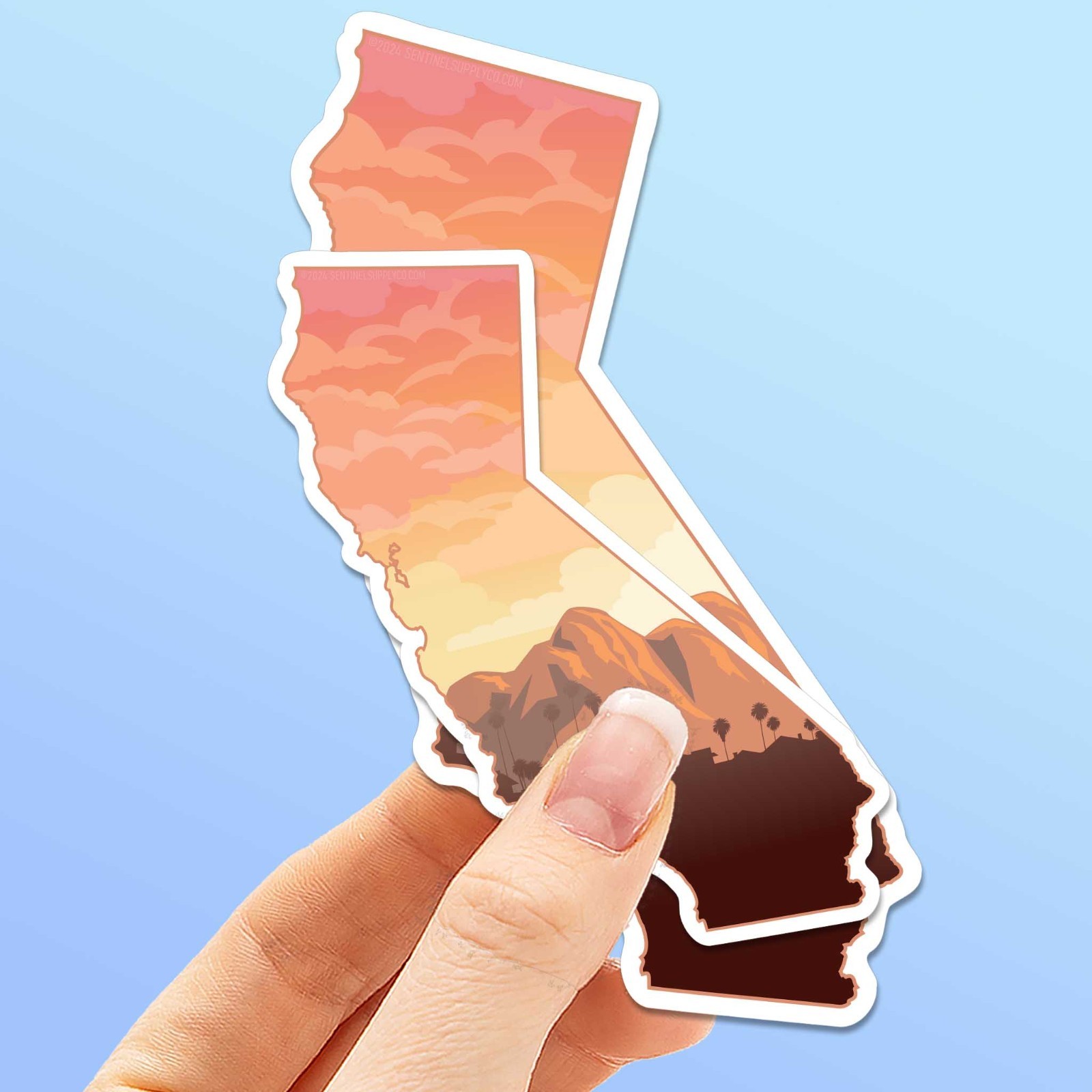 Southern California Sunset Sticker
