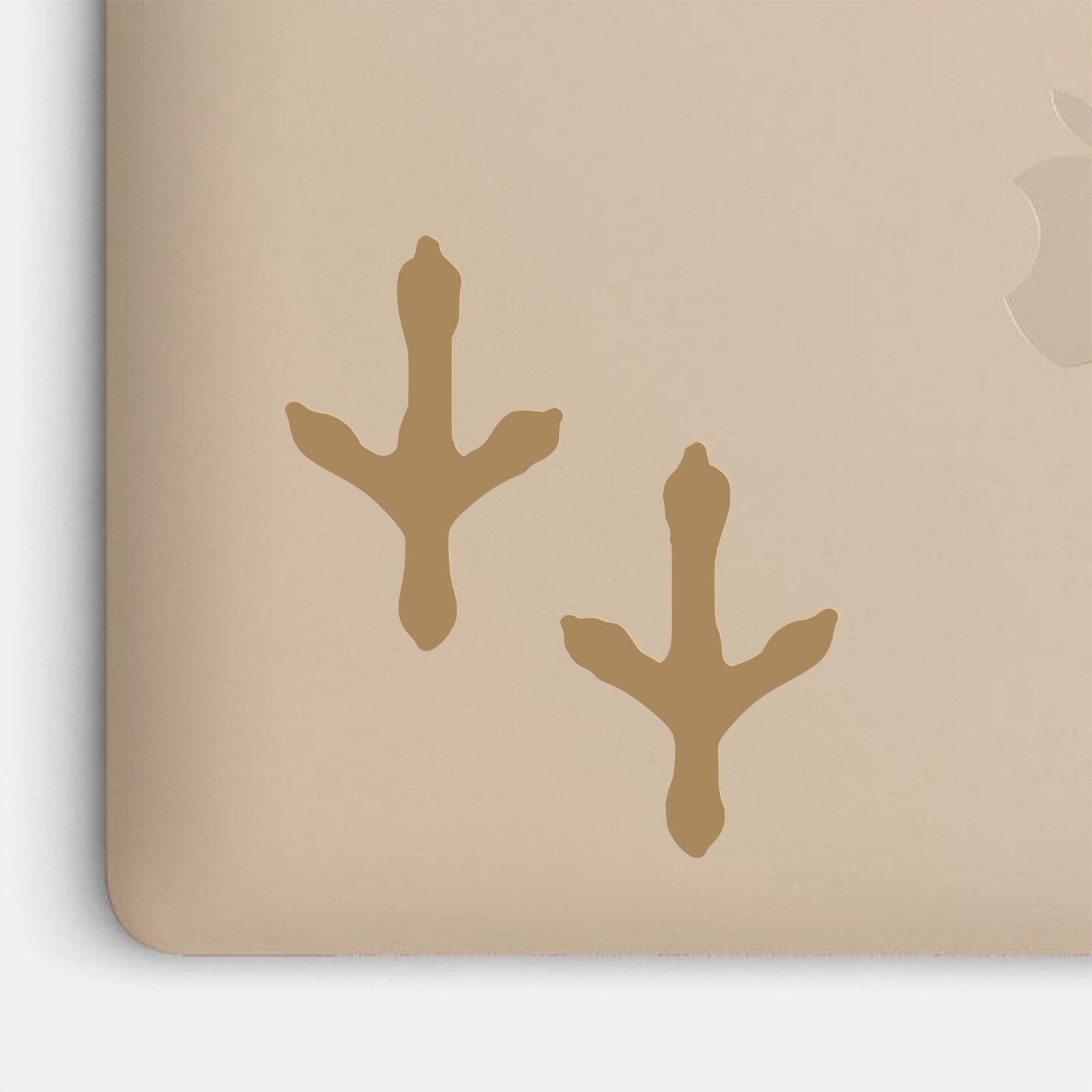 Chicken Feet Vinyl Decal – Farmhouse Footprint Sticker – 20 Colors – Custom Size