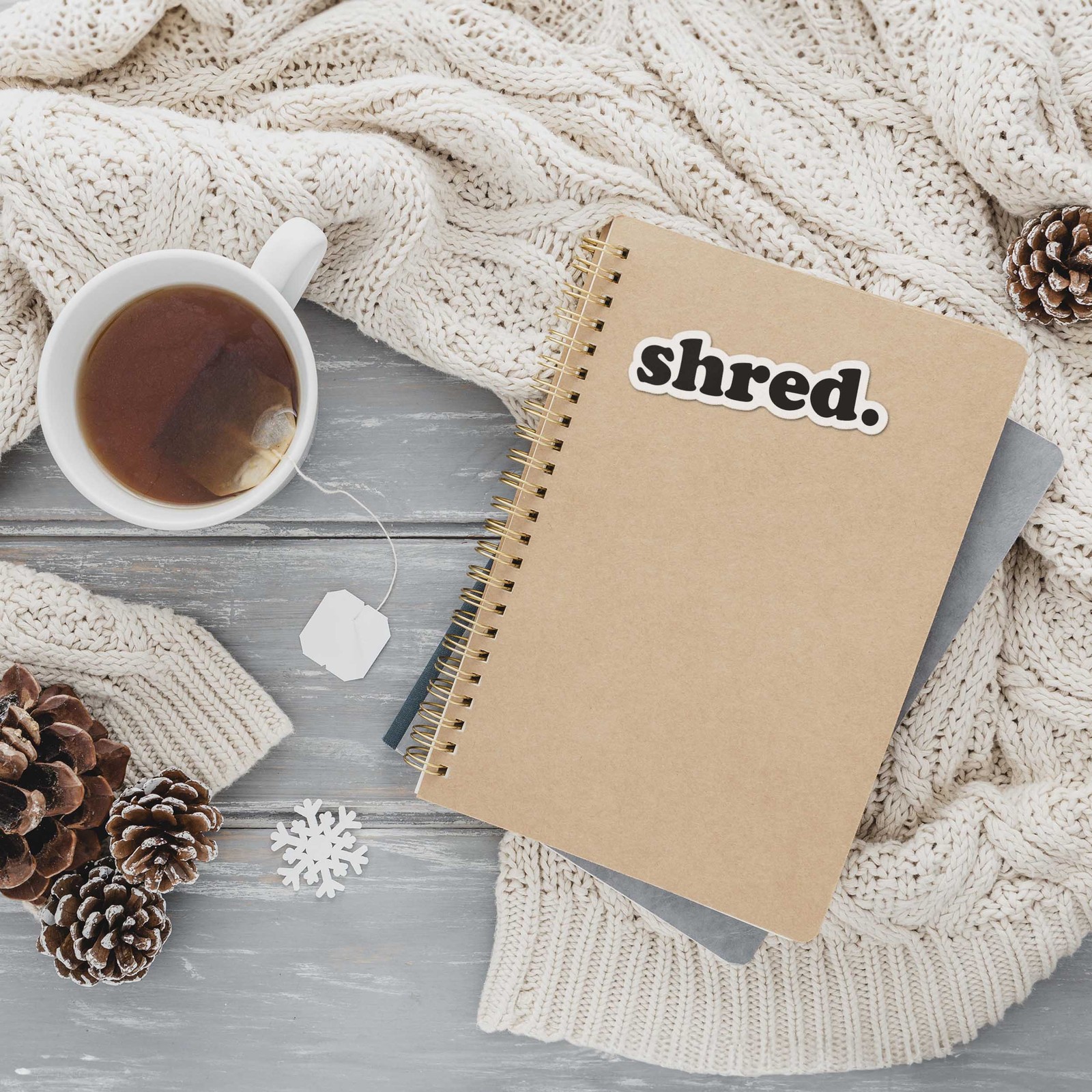 Shred Sticker