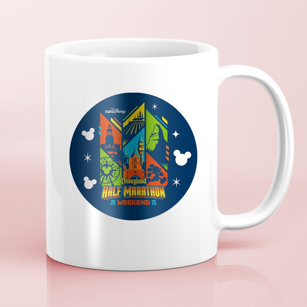 RunDisney Disneyland Half Marathon Weekend 2025 Generic Water Bottle Sticker