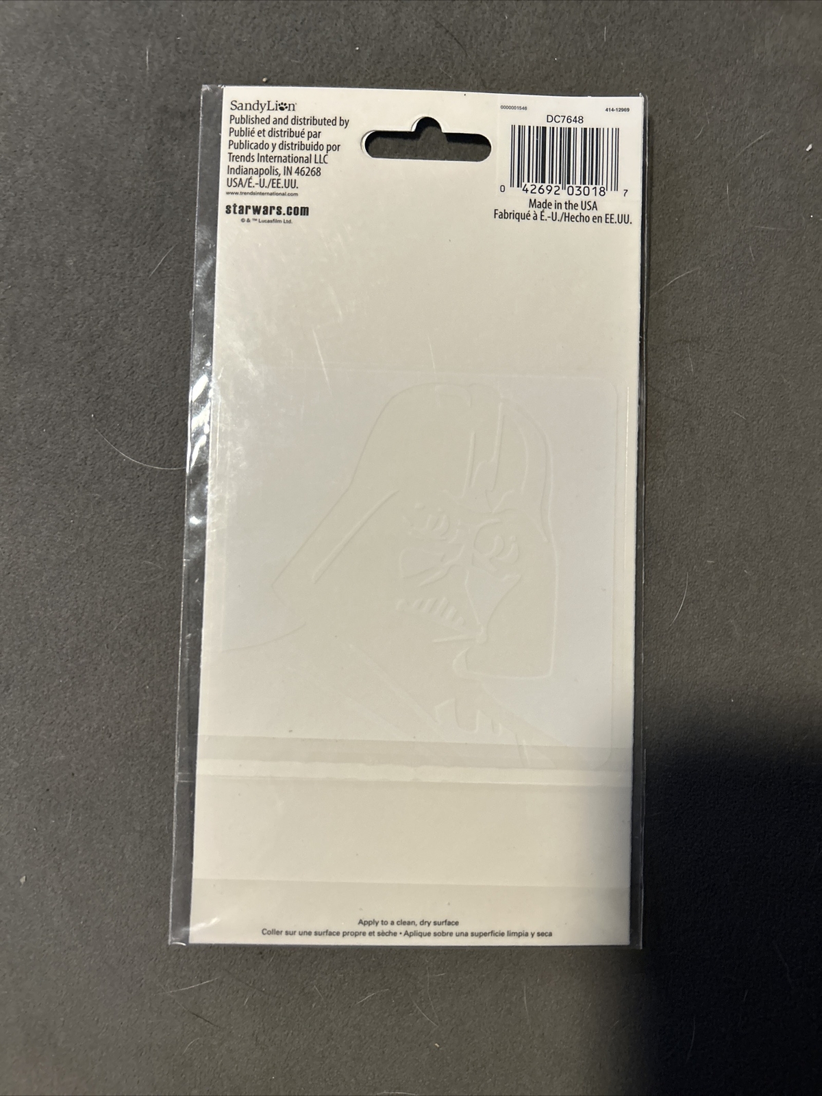 Star Wars Darth Vader Car Window Decal – BRAND NEW Vynal Sticker