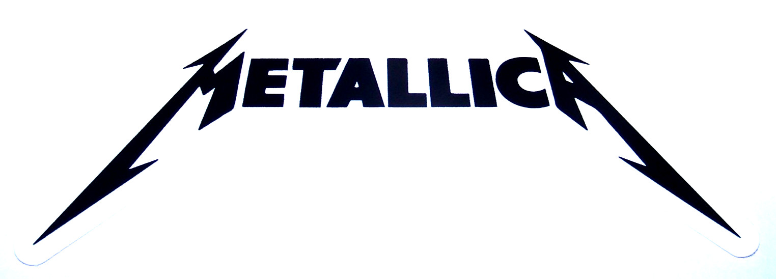 METALLICA Logo LG Die Cut Sticker Decal Official Heavy Metal Bands
