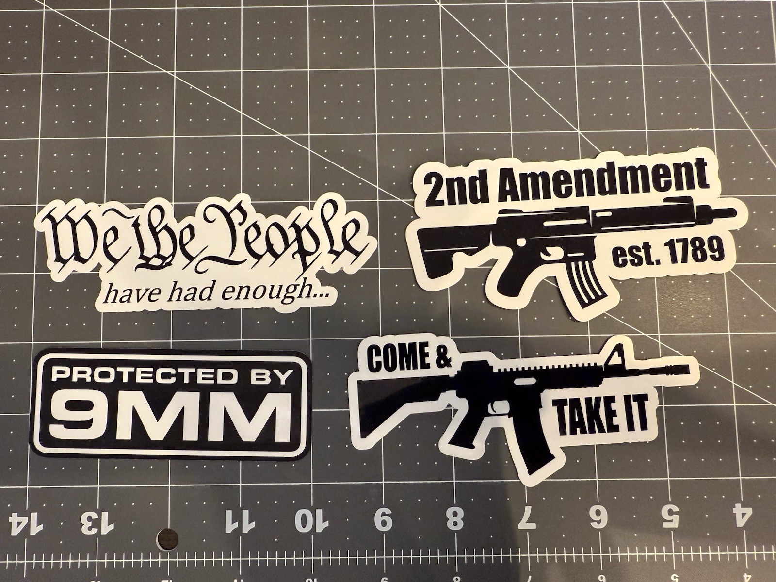 Gun Rights 4 Sticker Lot