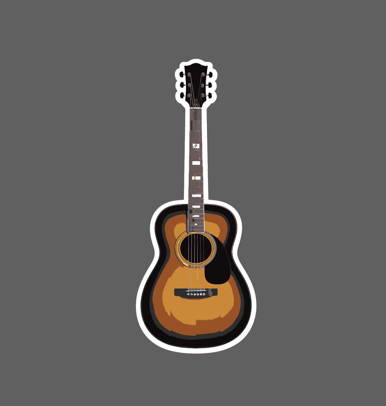 Acoustic Guitar Waterproof Music Band Rock Country Song Gift NEW