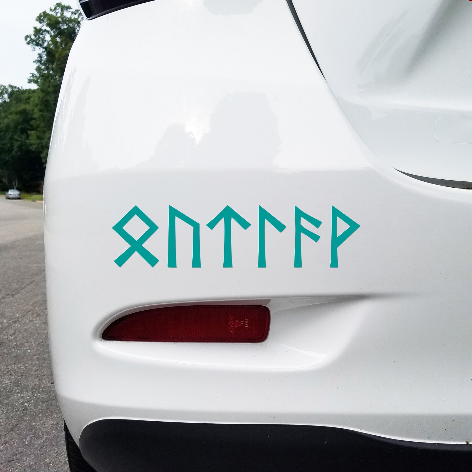 Outlaw Rune Decal V1 – Elder Futhark Viking Vinyl Sticker – 20 Colors Available