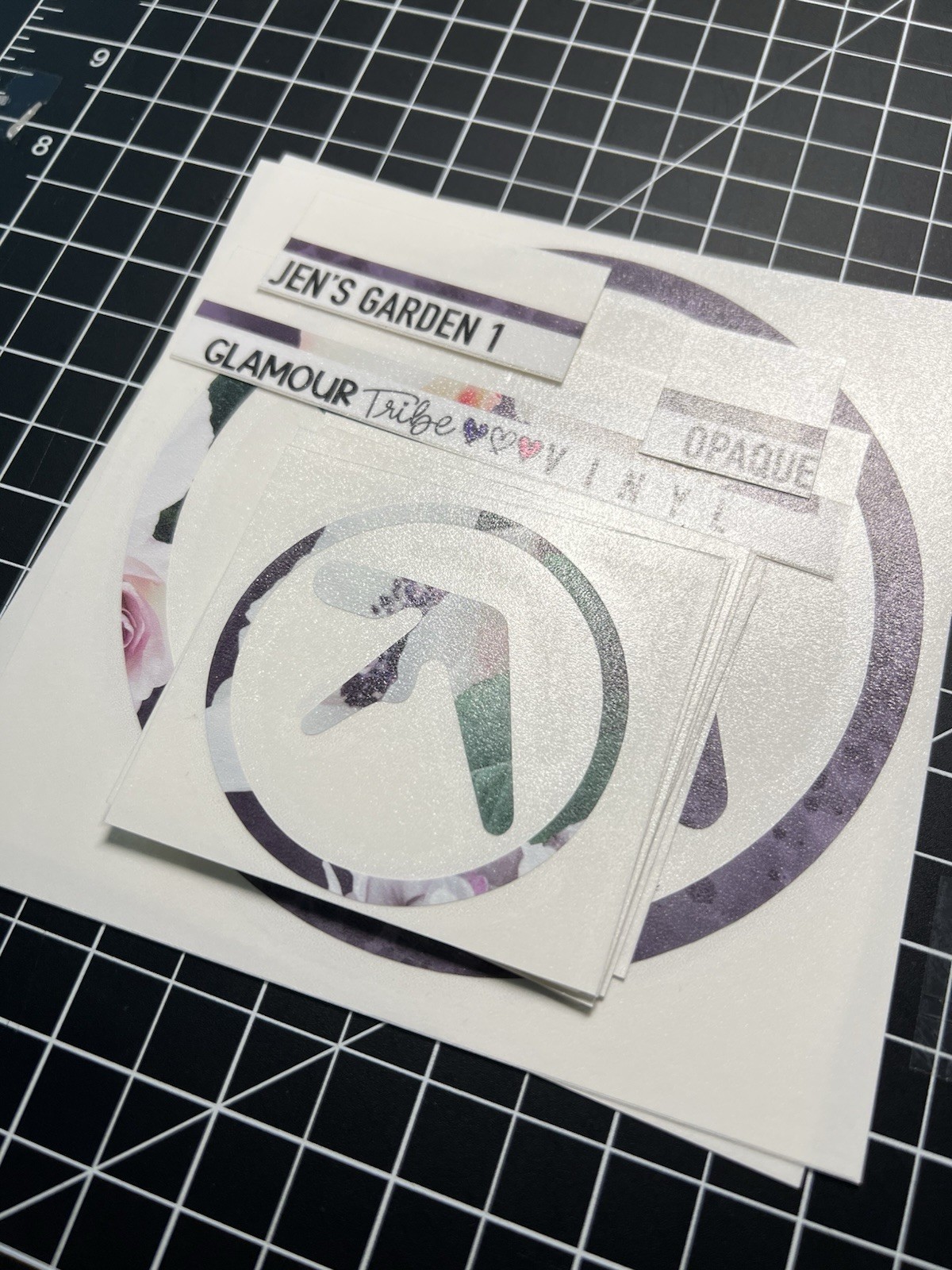 AFX Vinyl Decal Sheet Jens Garden1 – 2x5in + 8×2.5in Aphex Twin Stickers