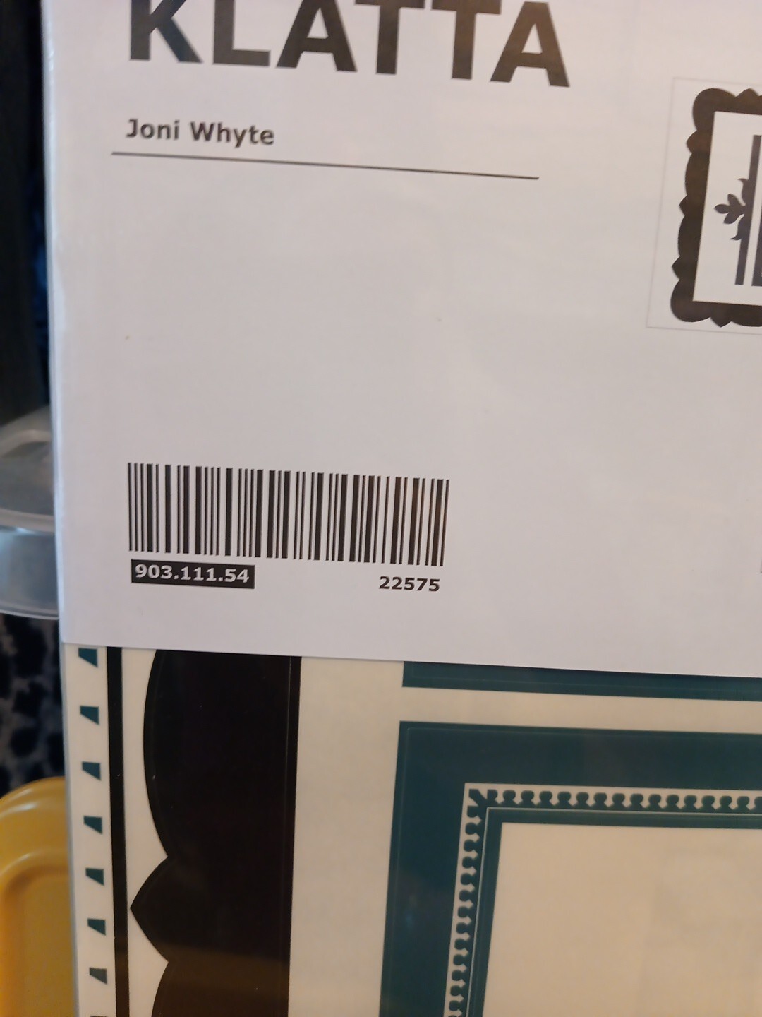 HTF IKEA Klatta By Joni Whyte Decal Style Wall Decor-Frames-Photo/Art/Blank-MIOP