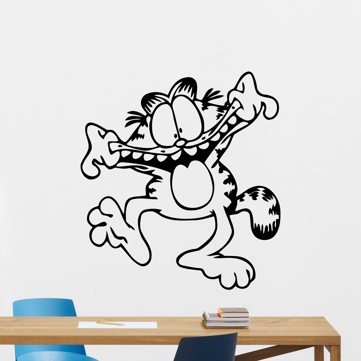 Garfield Wall Decal Cartoon Cat Nursery Kids Vinyl Sticker Art Decor Mural 62zzz