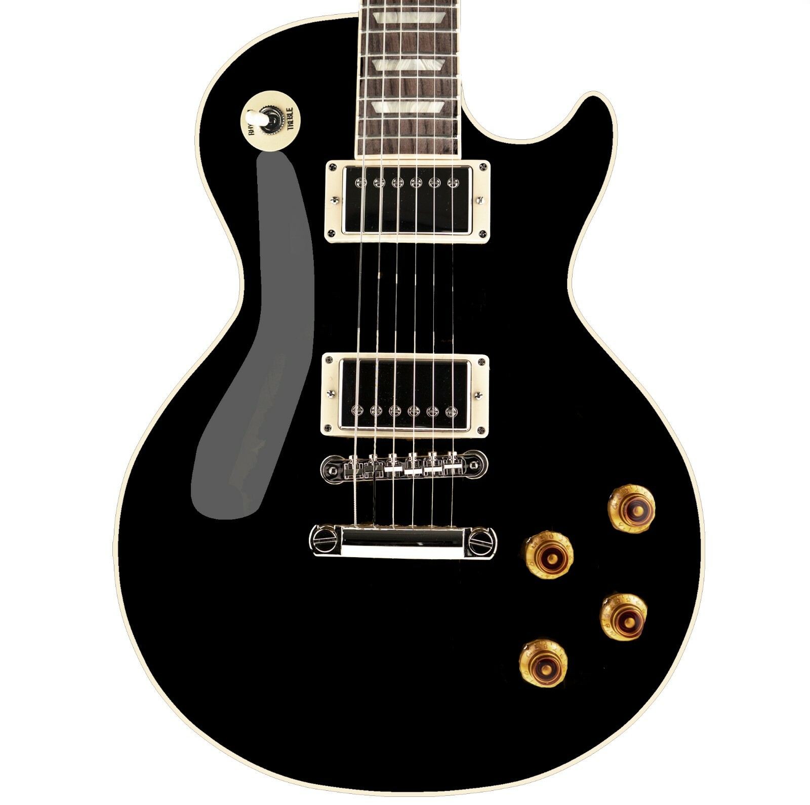 Guitar Skin Wrap High Grade Vinyl Decal Sticker Choice of Gloss Black or White