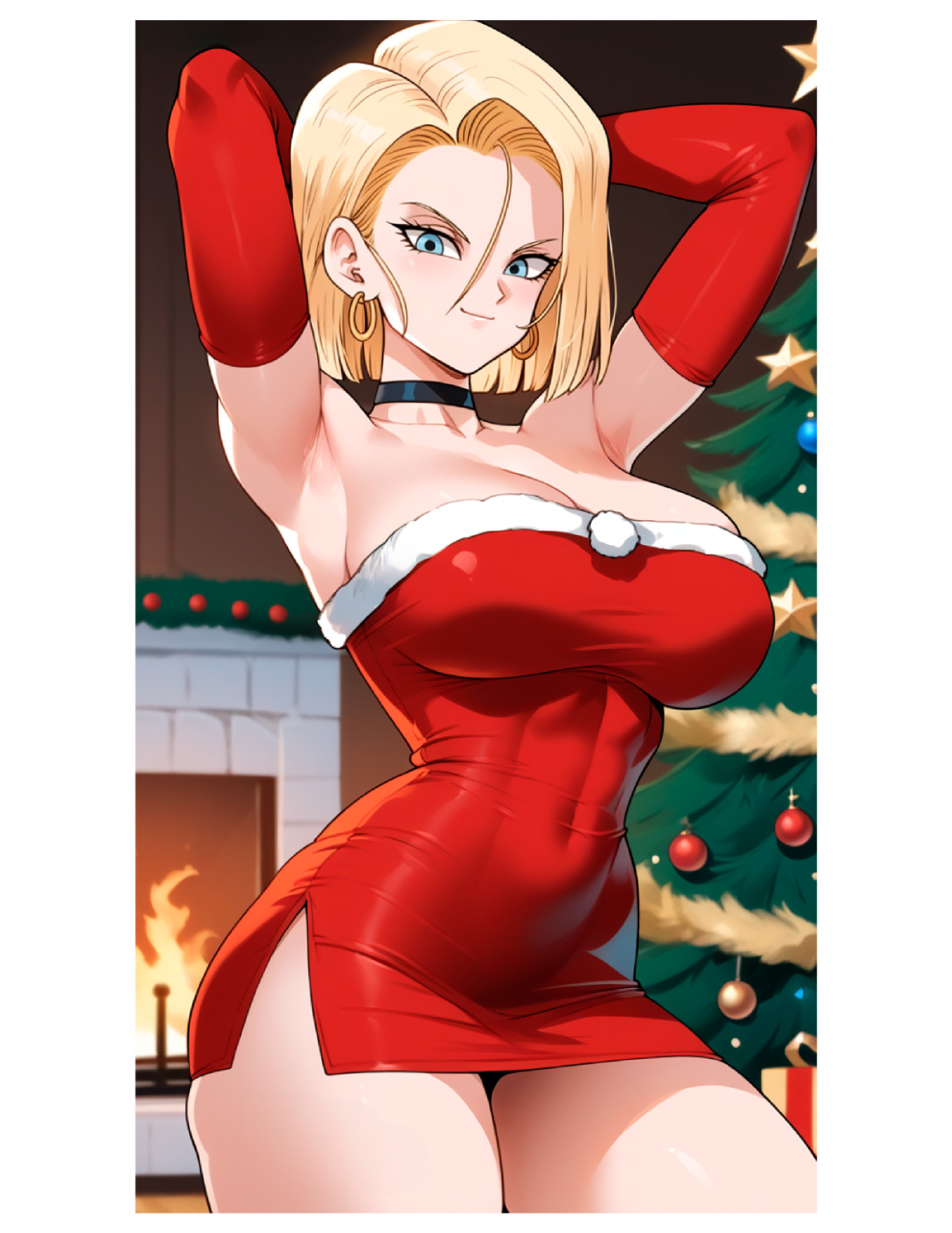 Android 18 5” Vinyl Sticker Waifu Anime Manga Lewd Laptop Skateboard Car