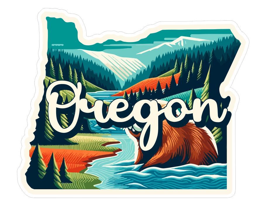 Oregon Sticker Stickers A264