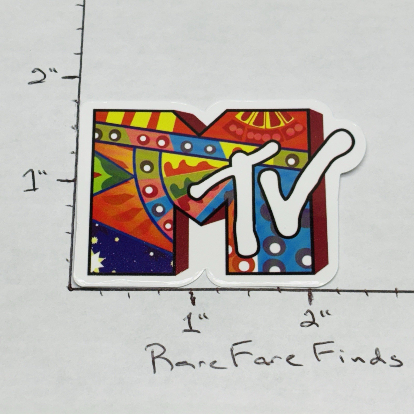 NEW‼ Colorful MTV Classic Logo Laptop Bottle Vinyl Decal Sticker • w/ Tracking‼
