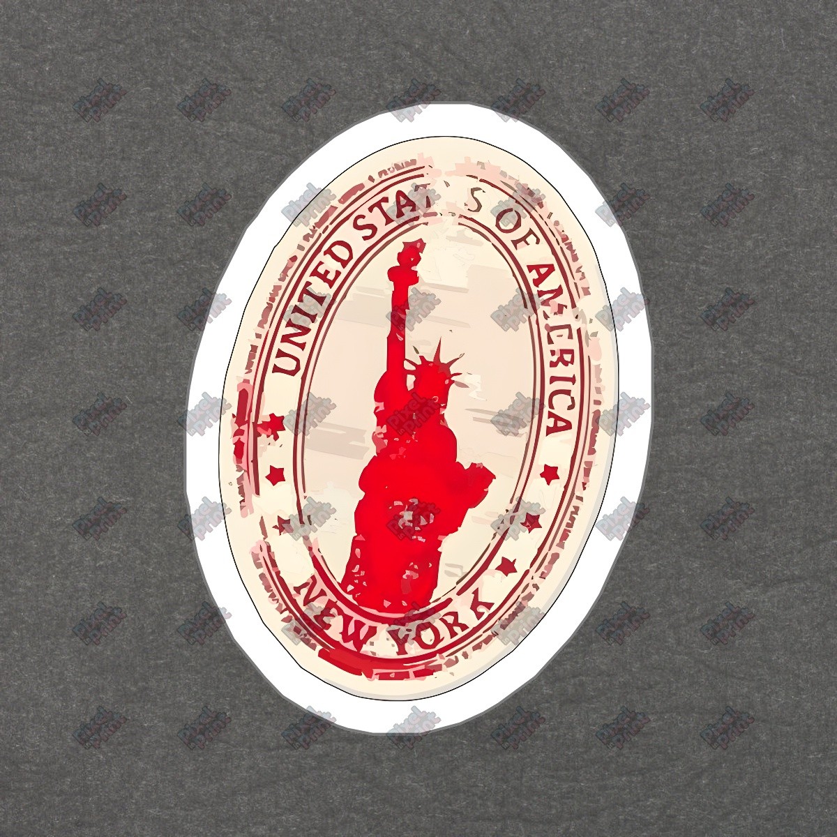 Vintage Statue of Liberty Vinyl Sticker USA Decal New York Travel #141595
