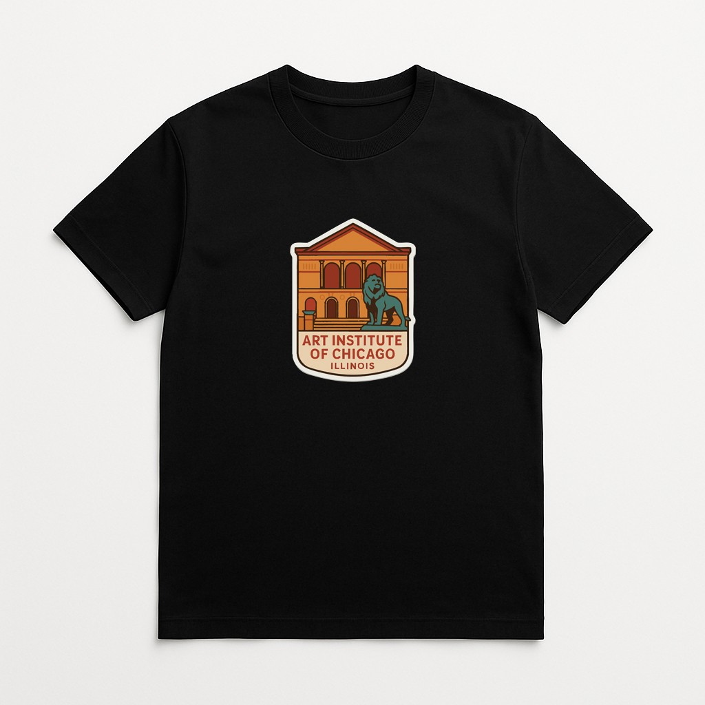 Art Institute of Chicago Illinois Iron On Heat Transfer Vinyl HTV Symbolic