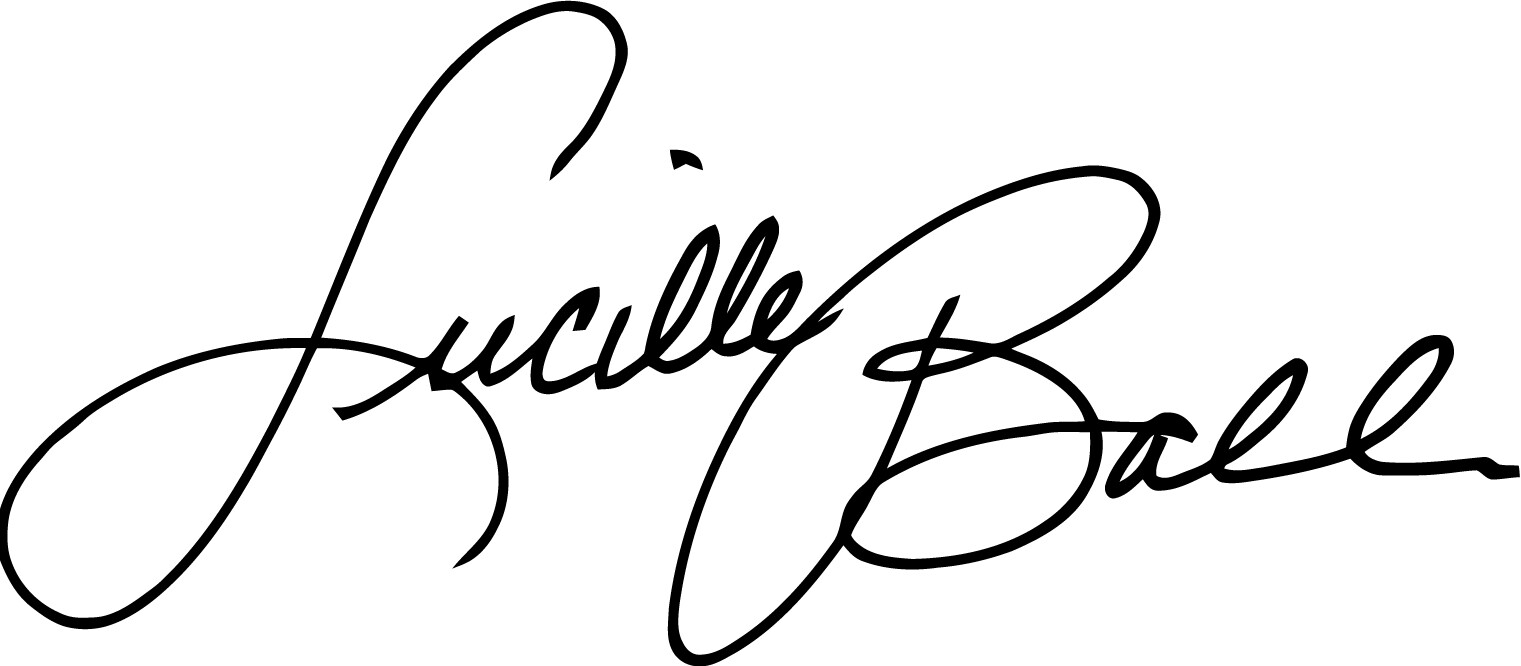 I Love Lucy Lucille Ball AUTOGRAPH TV Show VINYL DECAL signature Desi Arnaz