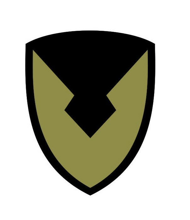 U.S. ARMY MATERIAL COMMAND Vinyl Window Decal/Sticker Black/Olive U.S. Army