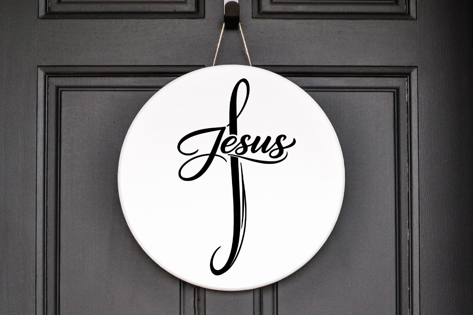Jesus Cross Vinyl Decal Christian Faith Religious Car Window Sticker