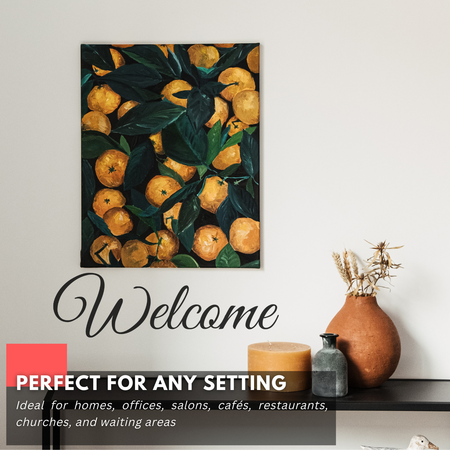 Welcome Inspirational Front Door Wall Decal Sticker Quote Vinyl Art Home Decor