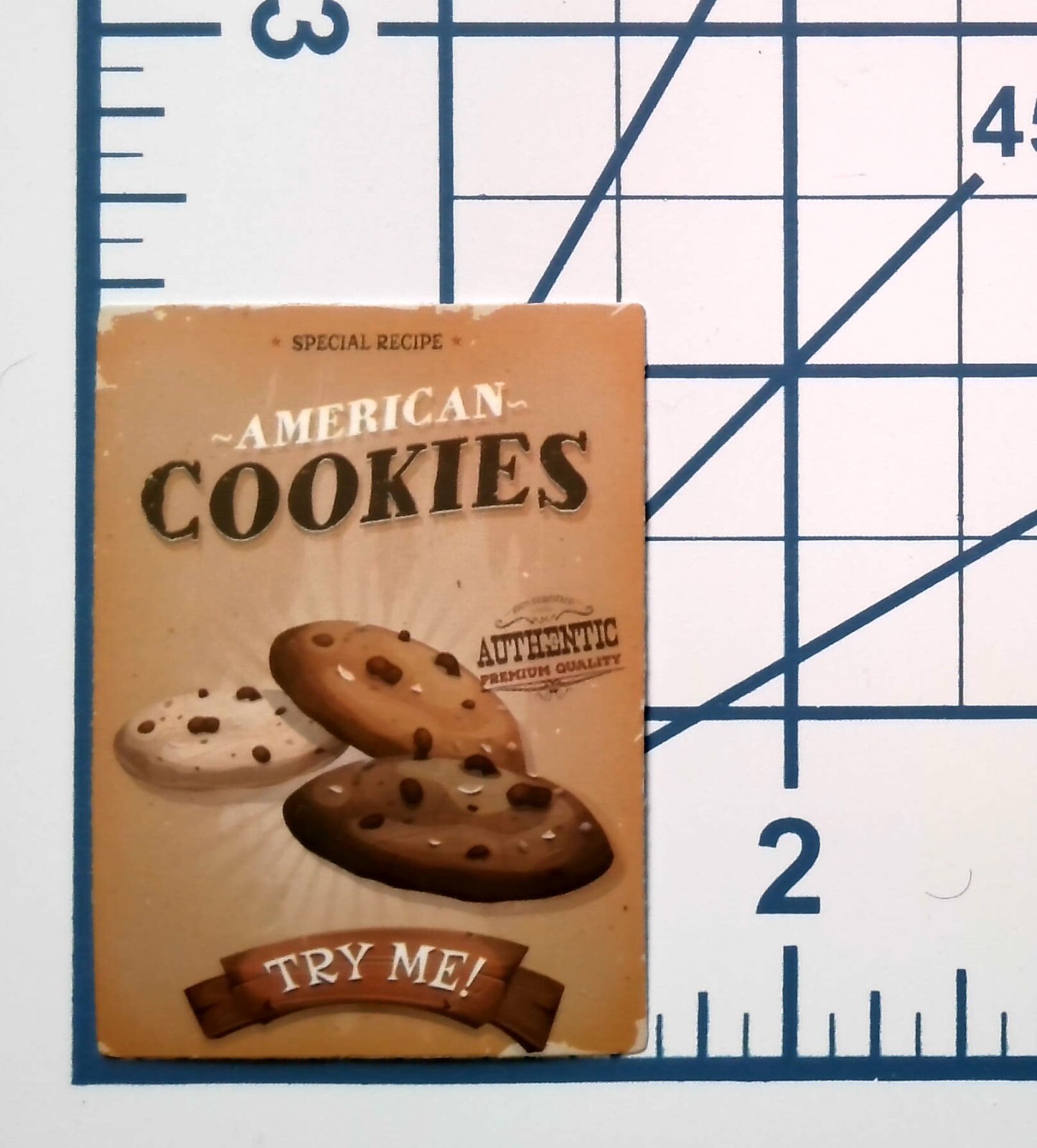 American Cookies Special Recipe Sticker Authentic Premium Quality Baking Retro