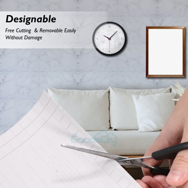 9.8ft Marble Contact Paper Self Adhesive Peel Stick Wallpaper Kitchen Countertop