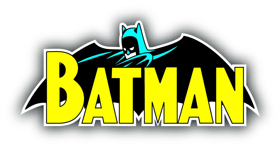 BATMAN HERO LOGO Decal Sticker Comic Dark Knight Colored