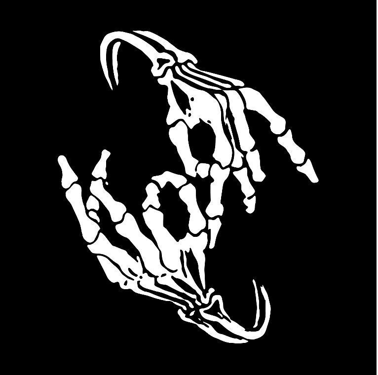 Korn Skeleton Hands Vinyl Decal