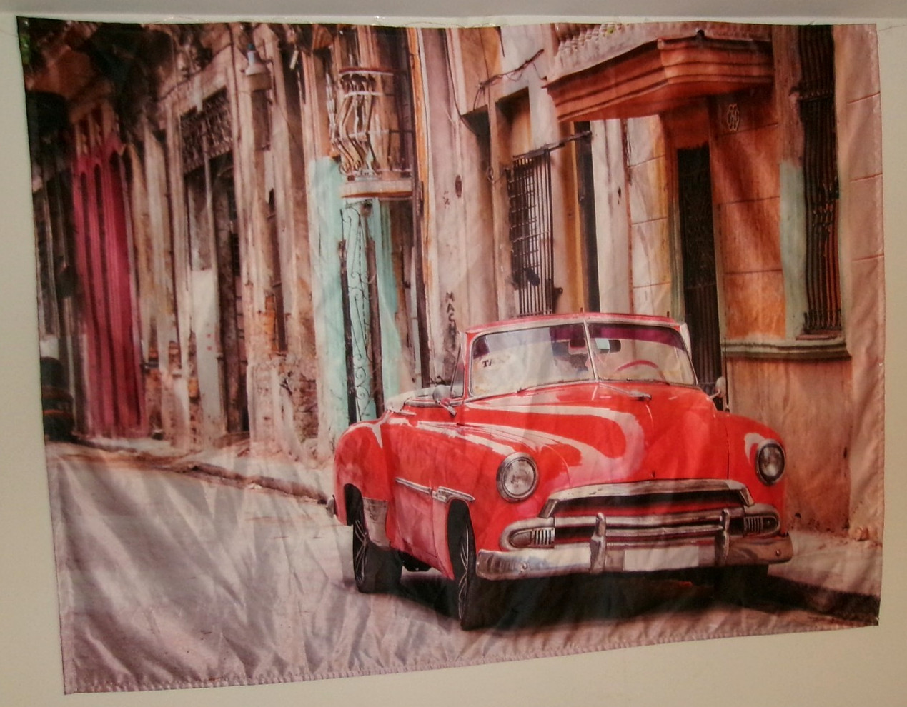 Wall Decor XXXL Classic Car Sz. 78" Horizontal 59" Vertical One Sided