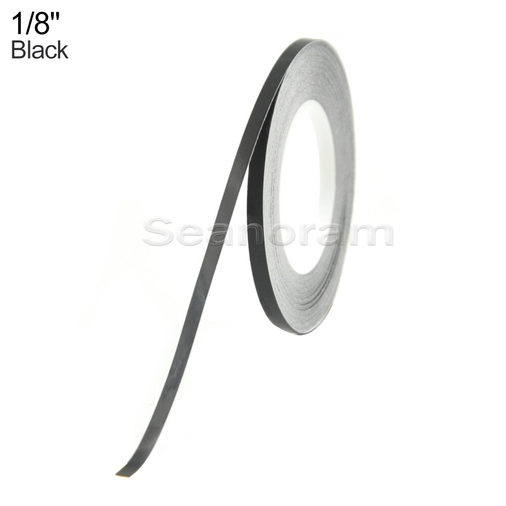 1/8" 3mm Black DIY Home Shop Office Pinstriping Pin Stripe Decal Vinyl Sticker