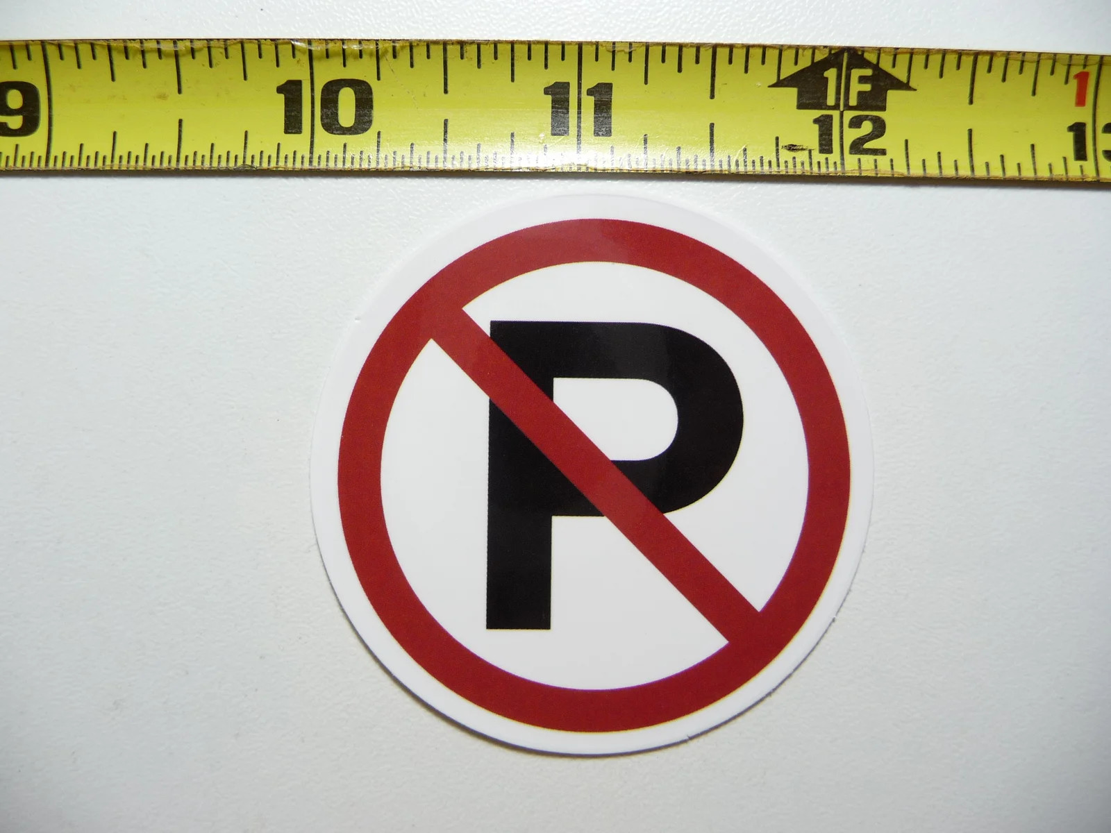 NO PARK PARKING AREA ZONE SMALL STICKER DECAL FUN FUNNY SCRAPBOOKING NOVELTY