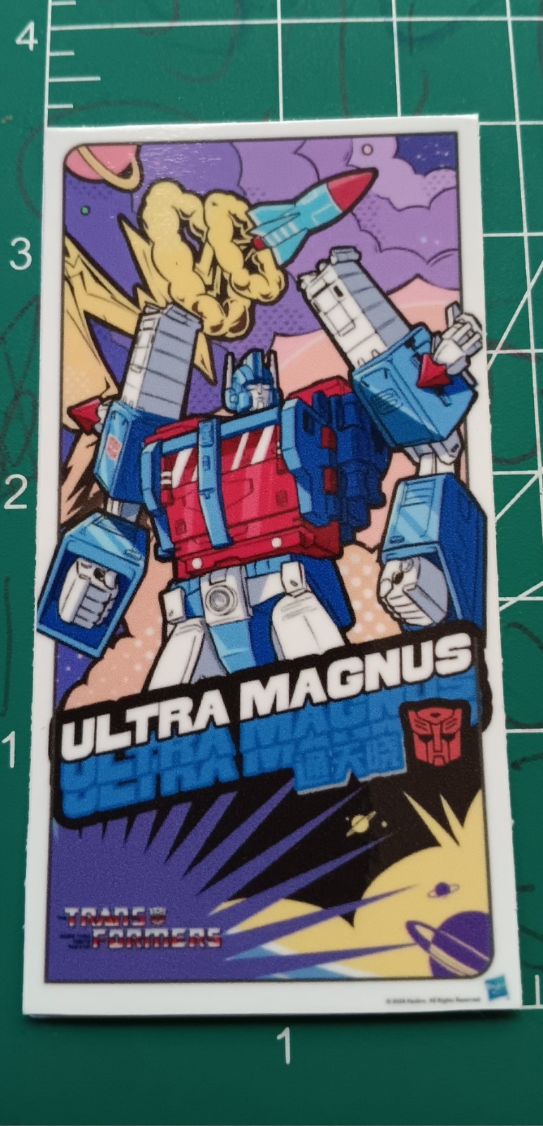 TRANSFORMERS X ULTRA MAGNUS VYNIL STICKER