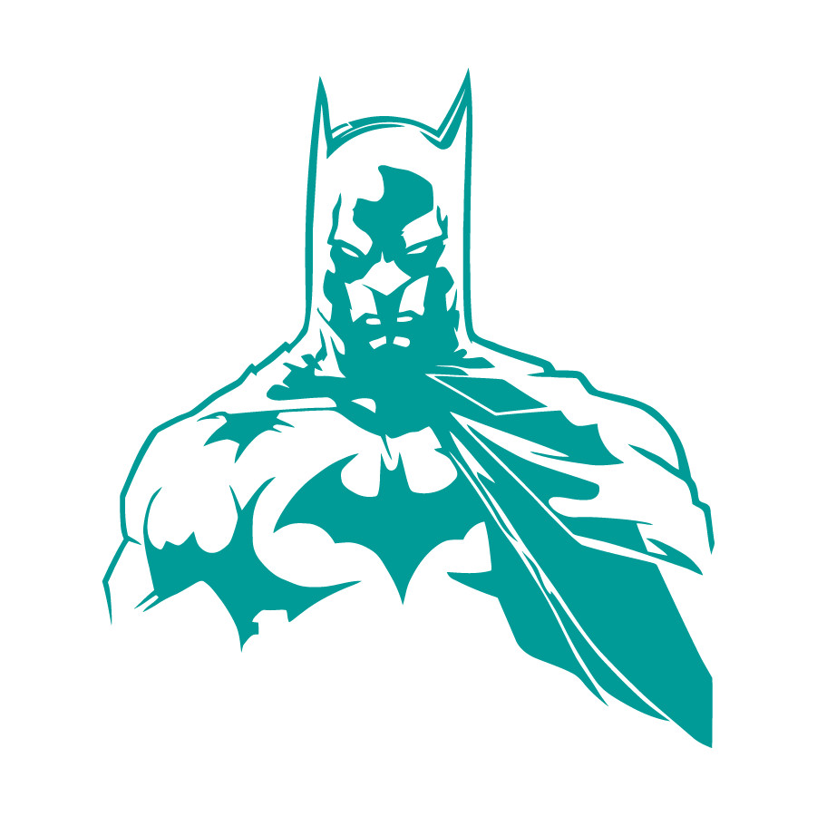 Batman Die Cut Vinyl Decal Multiple Colors Made in USA