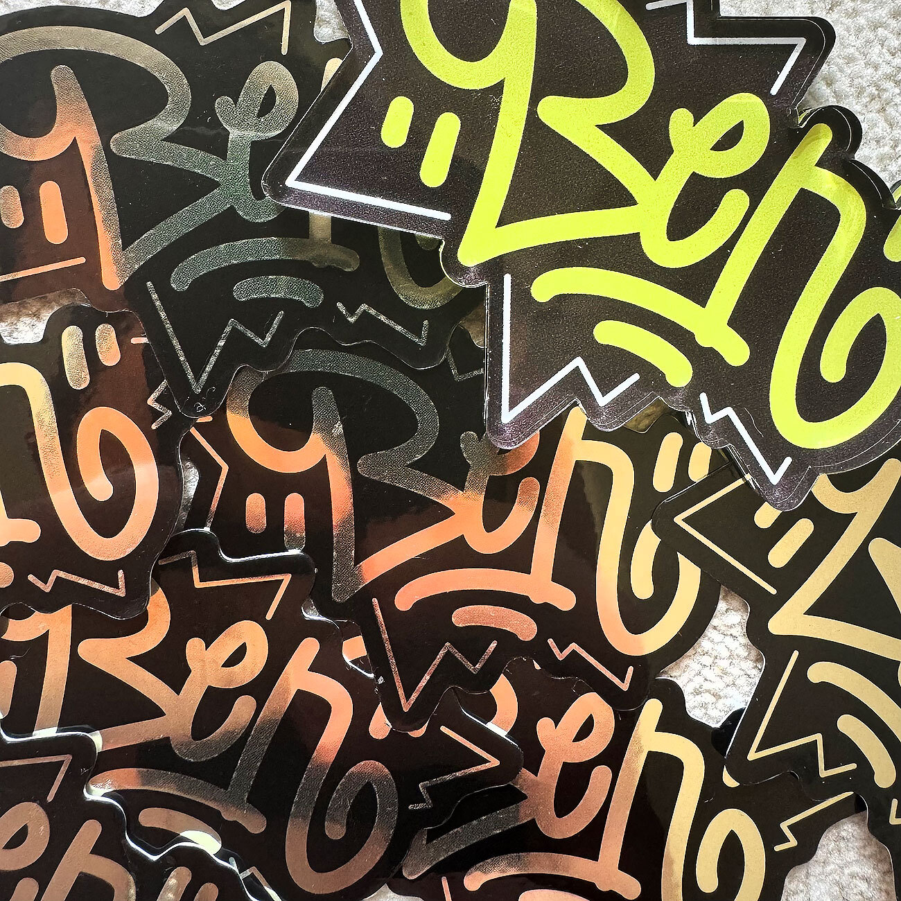 Name Sticker Pack : BEN | for school or Office | Graffiti | Calligraphy