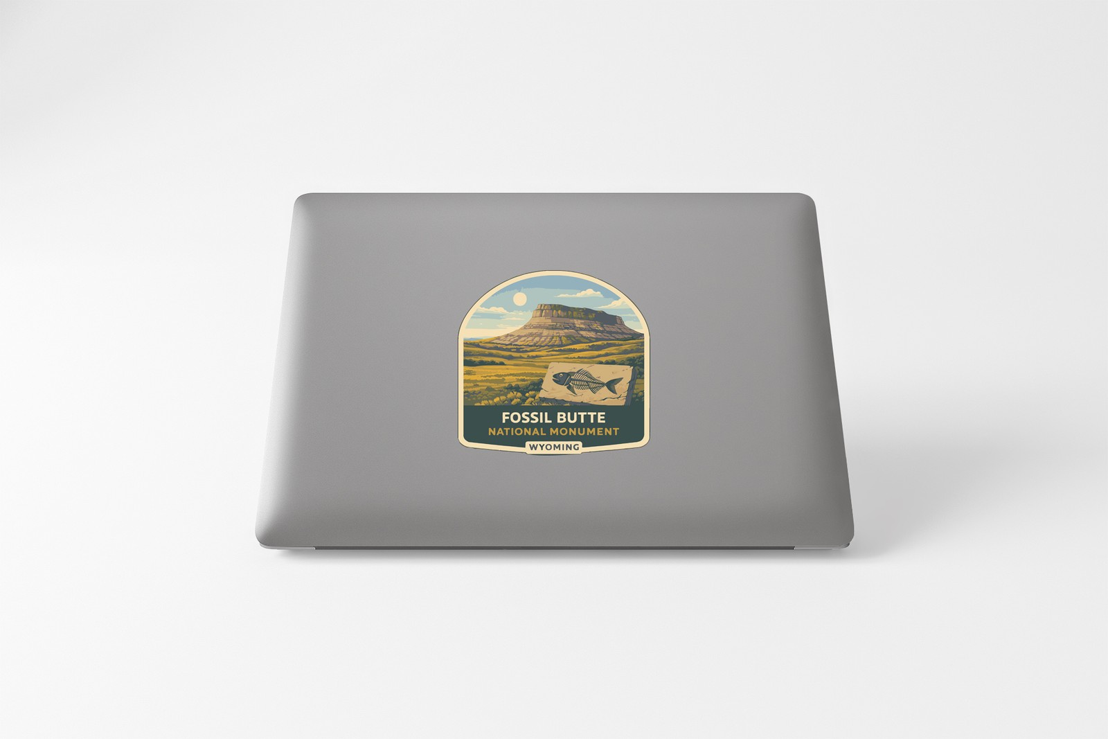 Fossil Butte Wyoming Sticker Decal Vinyl Die-Cut US National Monuments Series