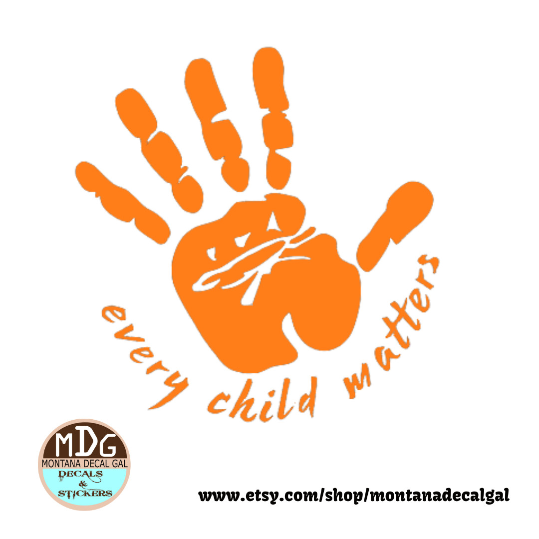 Every Child Matters Orange Car Decal