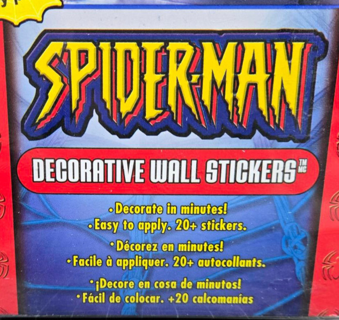 Marvel Spiderman Wall Stickers Kids Bedroom Decals Super Hero Decor PMSMWI1