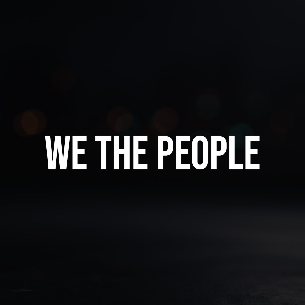 8in Vinyl Decal Sticker – "We The People"