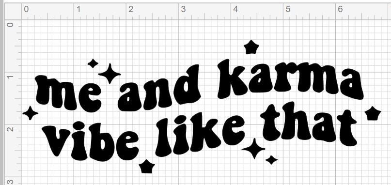Taylor Swift Karma Vibe Computer/Car/Cup Vinyl Decal 7×3