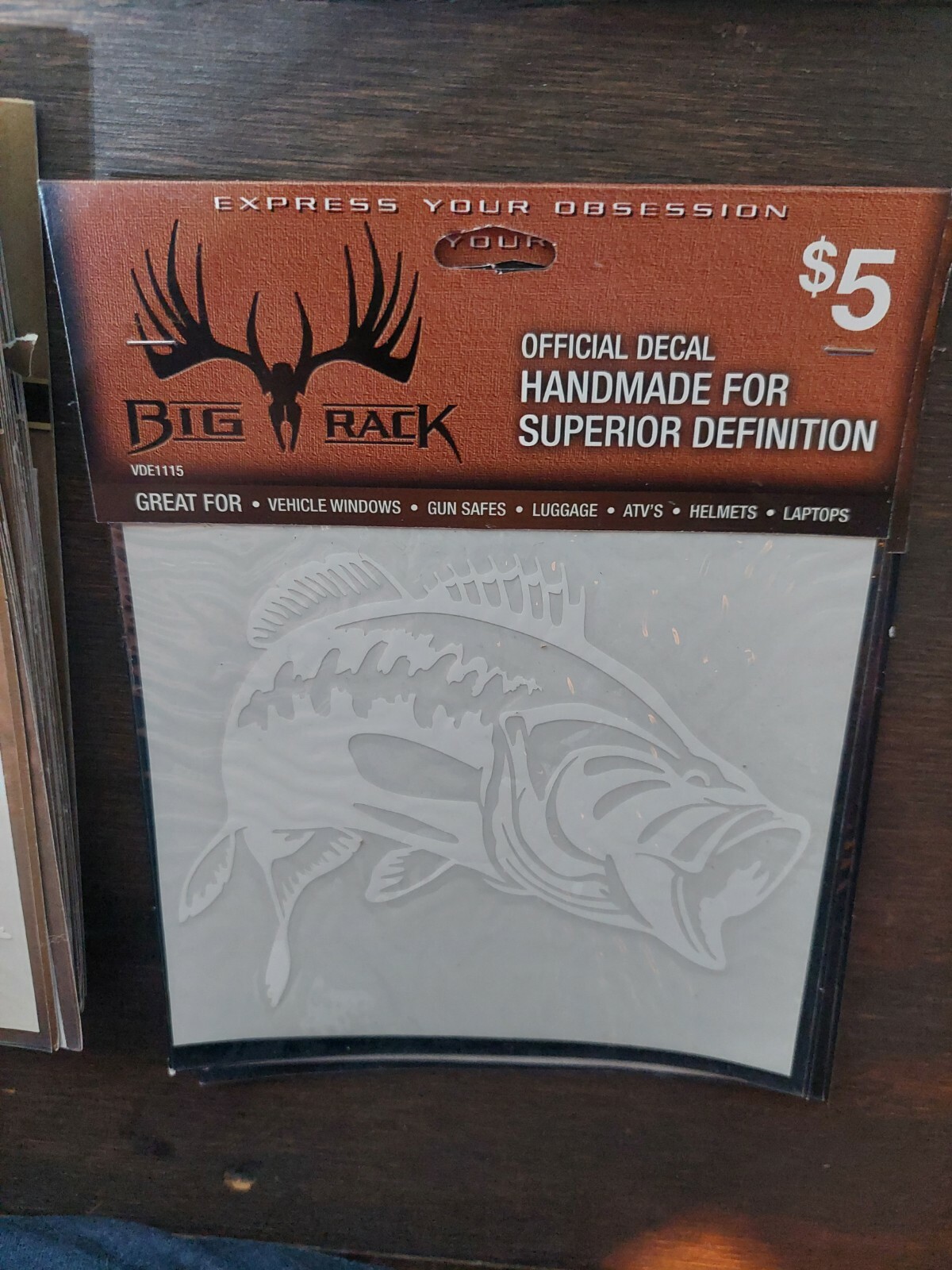 @Vinyl Decal 5" Hunting, Fishing, Realtree, Bone Collector Car Truck Window New@
