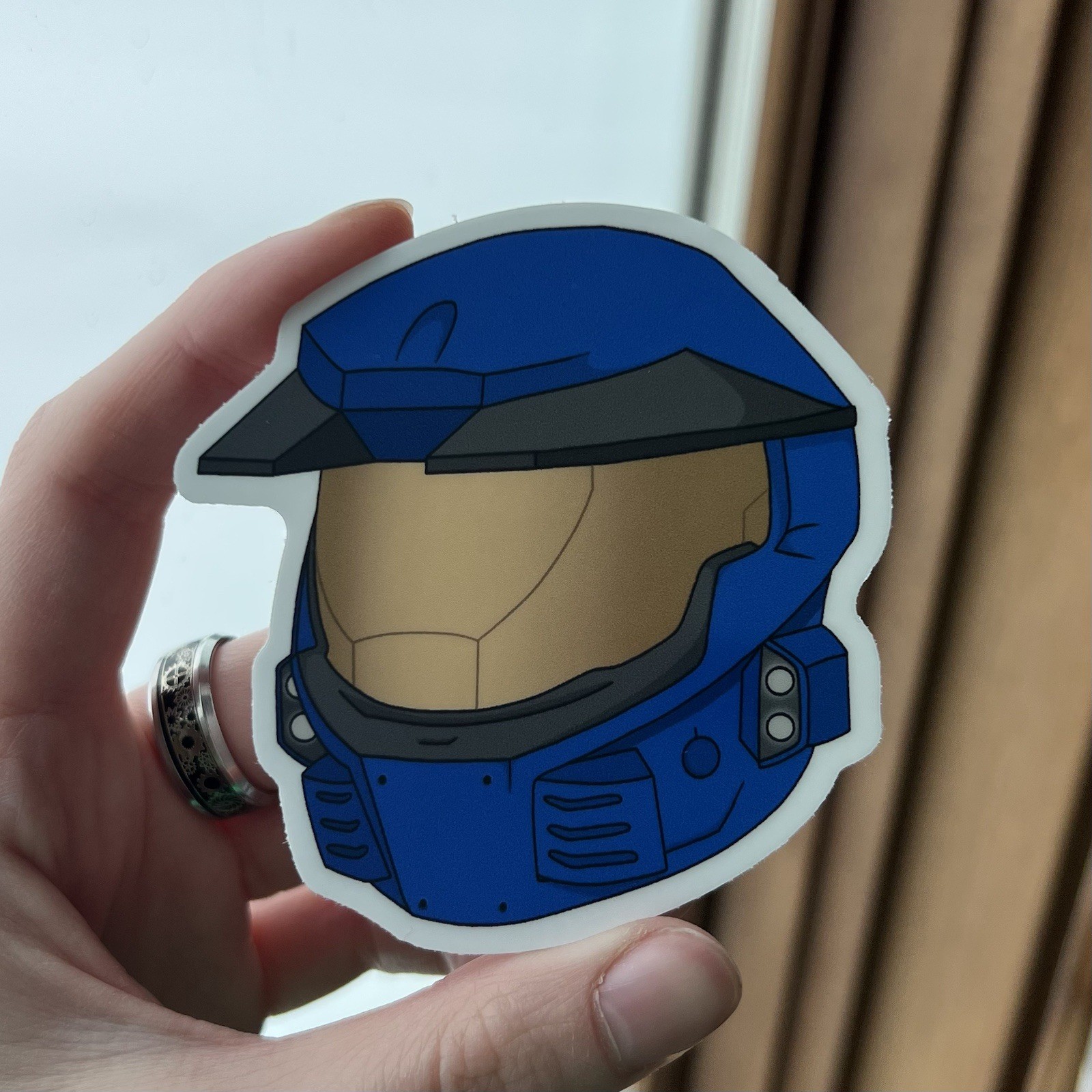 Red vs Blue Caboose Helmet Sticker – Halo